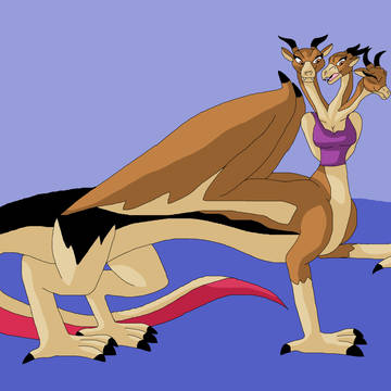 Atlestia new dragon taur form