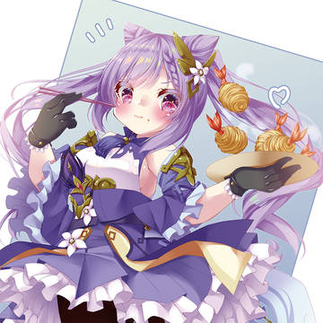 刻晴ちゃんにエビのポテト包み揚げをいっぱい食べてもらいたい