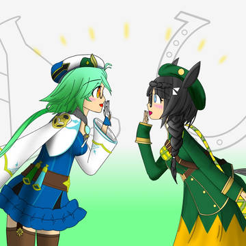 ケモ耳眼鏡っ子コンビ