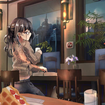 知的な装い
