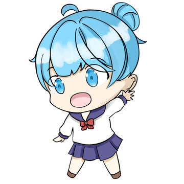 ミニキャラ　てるてる坊主ちゃん