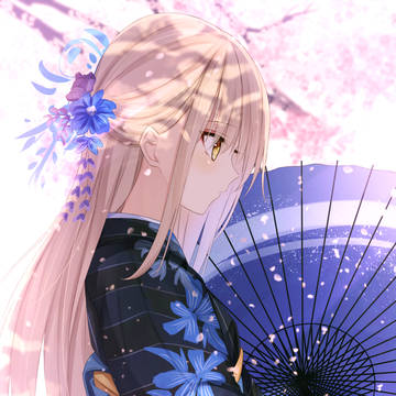 解けて舞い散る