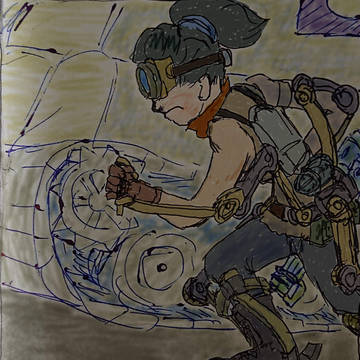レトロなパワードスーツ