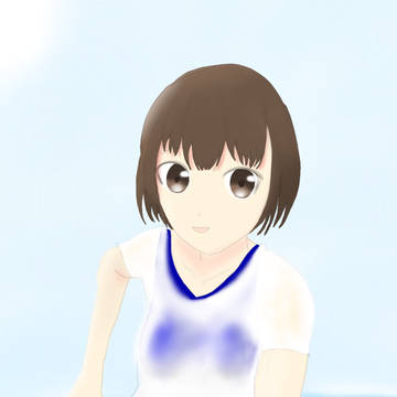 海で無防備な女の子その2