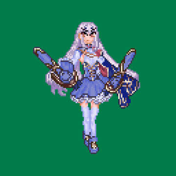 ドット絵練習：【FGO】メリュジーヌ