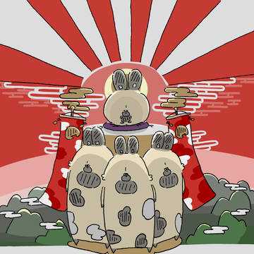 賀正いぬちゃん2022
