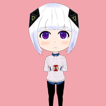 お年玉を貰う幼い可不ちゃん