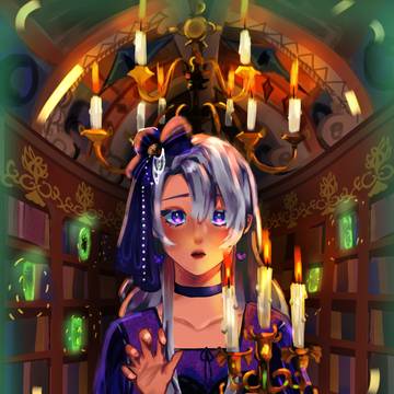 Lacie in an Unknown Library
