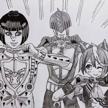 ブチャラティの真似をするトウカイテイオー