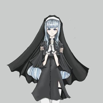 祈るシスター