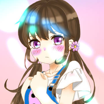 光に照らされる女の子♡