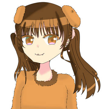 友達の犬の擬人化