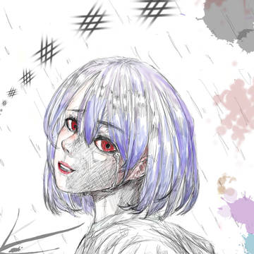 赤い目の少女 - 붉은 눈의 소녀