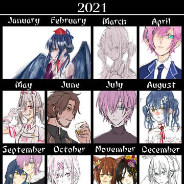 繪師進化錄2021~2014