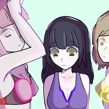 ランジェリーモデルを頼まれた召喚士トリオ