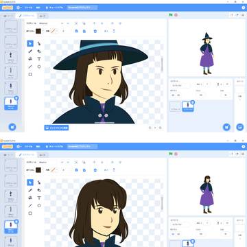 scratchのキャラクター修正