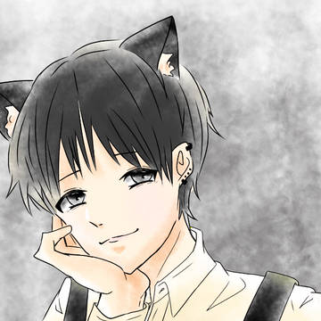 猫耳男の子