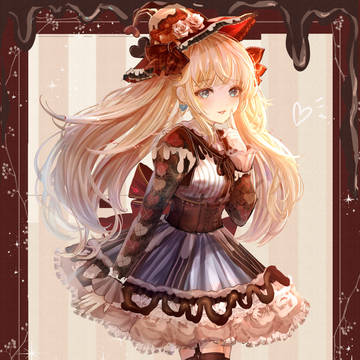 魔女のバレンタインチョコワンピース
