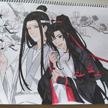 魔道祖師イラスト(自分で描いた)