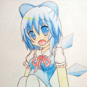 おすわりチルノちゃん