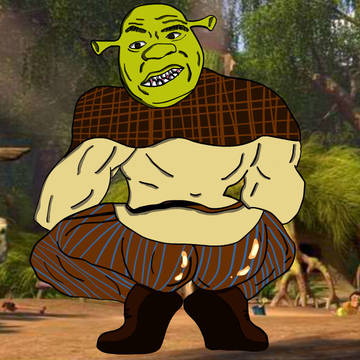 shrek is muscleman xD