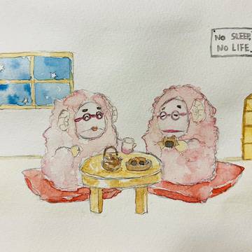 今〜夜も眠れません〜♪