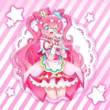 キュアプレシャスとコメコメ