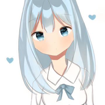 水色の女の子💙