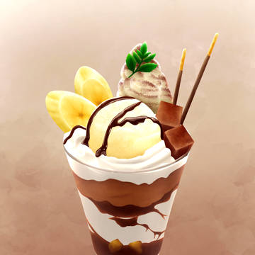 濃厚チョコパフェ