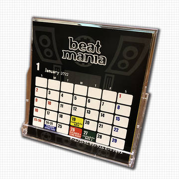 beatmania 2022年 卓上カレンダー