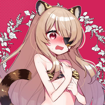 【創作】うちの子虎ビキニ