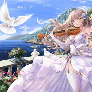 平和なバイオリン演奏