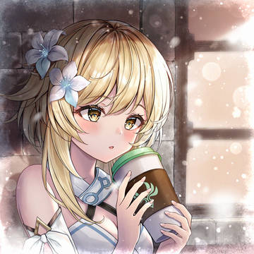 寒い日に温かいコーヒー