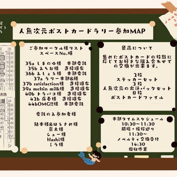 人魚次元ポスカラリー企画