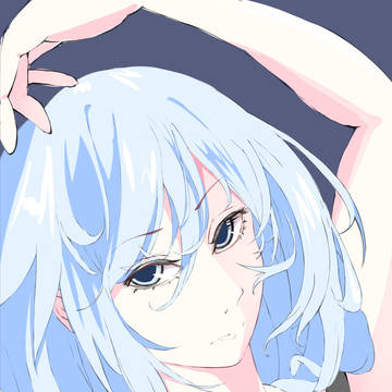 青髪