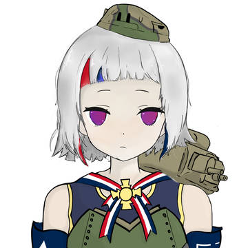 French Moe Tank-girl AMC.34 YR