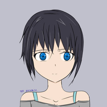 Primer dibujo terminado (Mi oc)