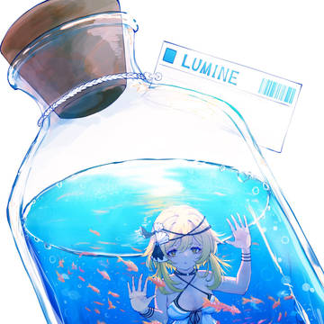 荧 in 水族瓶