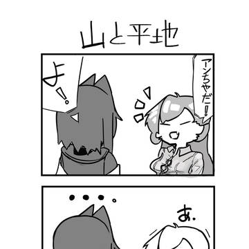 山と平地