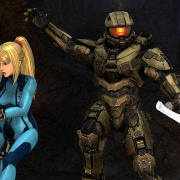 Master Chief and Samus