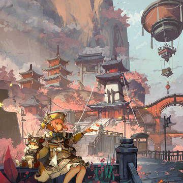 黄昏二眠ル街
