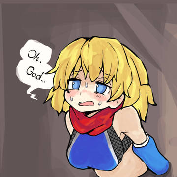 壁抜けに失敗する忍者web姉貴