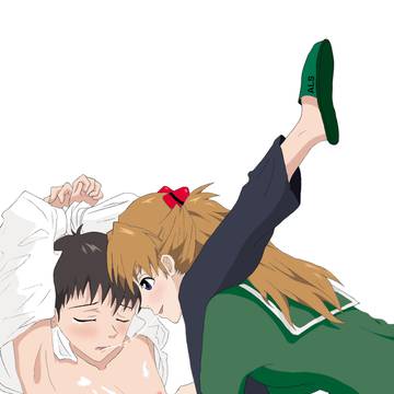 Asuka and Shinji
