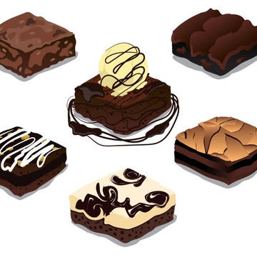 Peanut Butter Brownies:- Swirl A