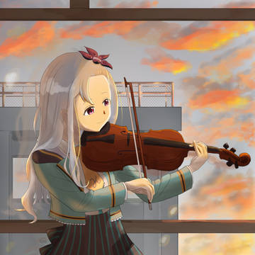 ５周年お祝いイラスト