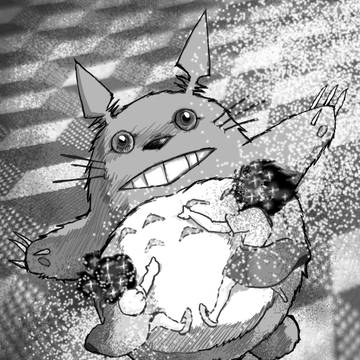 となりのトトロ描いてみた。
