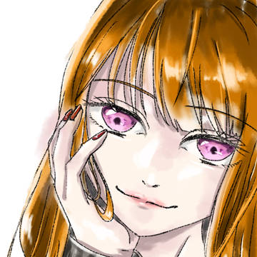 ピンク目の女の子