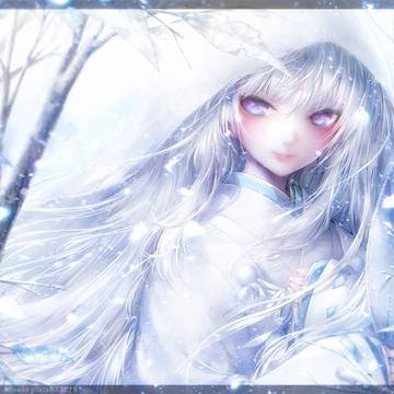 白い雪