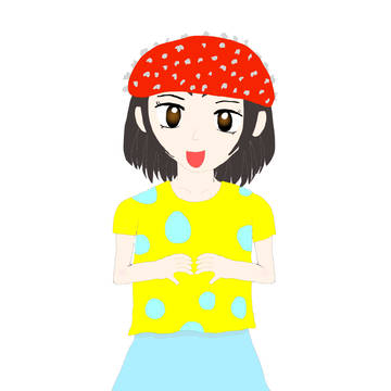 ベニテングダケ　擬人化
