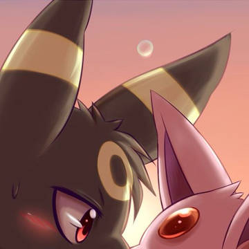 embreon and espeon fall in love